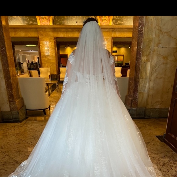 BEAUTIFUL WEDDING DRESS - Picture 2 of 3